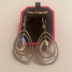Juicy Couture E-Pave Teardrop Earring